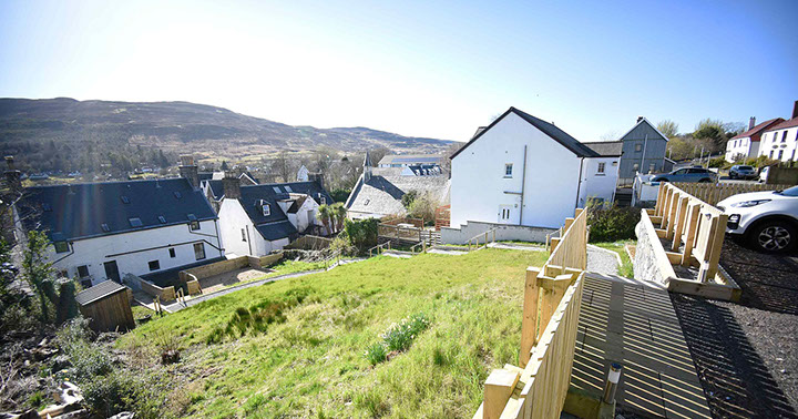 Our Portree self catering apartment accommodation suites have a private entrance for guest use and private parking