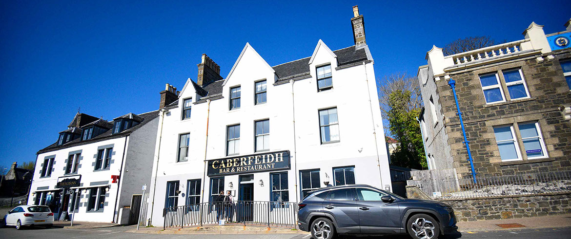 Somerled House Suites Portree self catering accommodation have private parking for guests